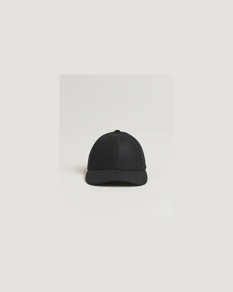 Varsity Headware Flannel Baseball Cap Jade Black Schwarz