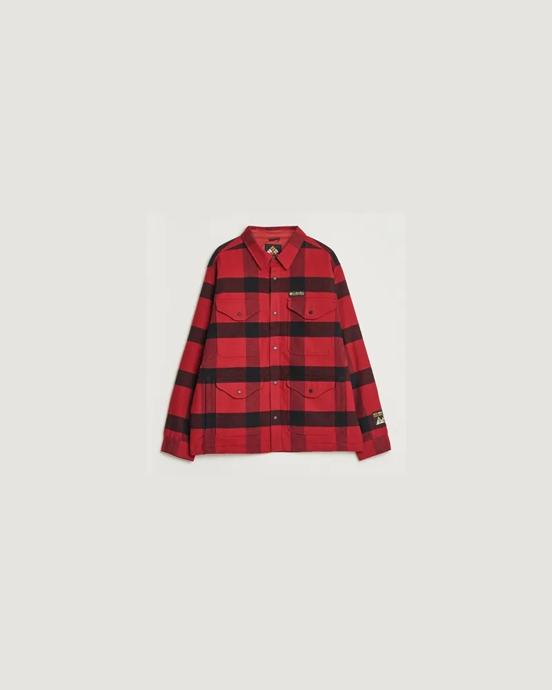 Columbia Sportswear Company High Cascades Shirt Jacket Red Rot