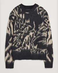 J.Lindeberg Falkor Jacquard Knit Sweater Black Schwarz