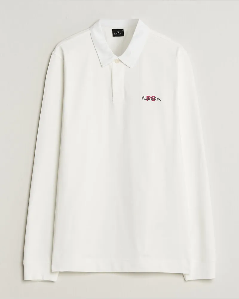 Paul Smith Organic Cotton Rugger Off White Weiß