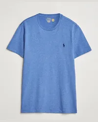 Ralph Lauren Custom Slim Fit Tee Faded Royal Heather Blau