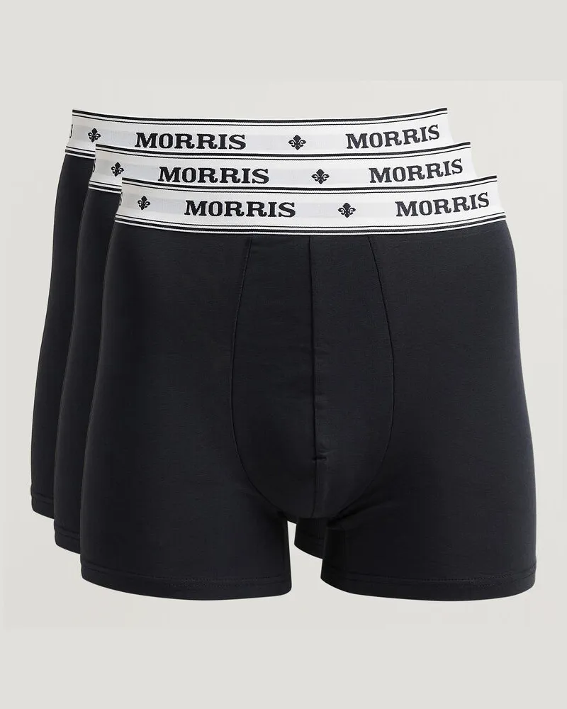 Morris Boxer Brief 3-Pack Old Blue Blau