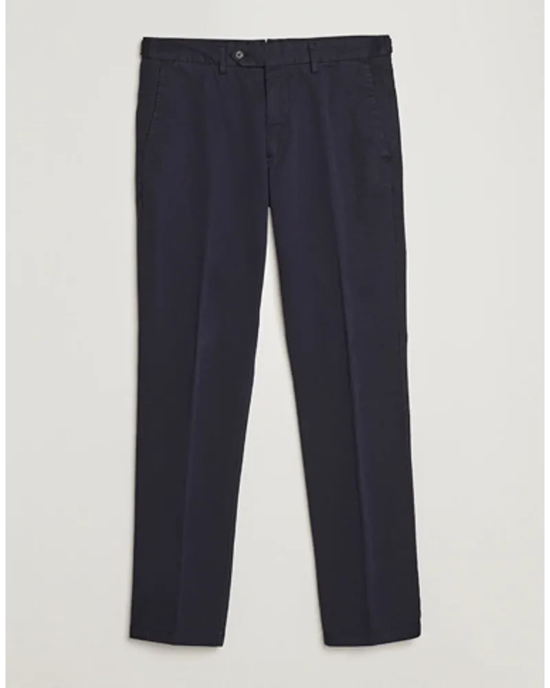 Oscar Jacobson Danwick Baumwoll Trousers Navy Blau