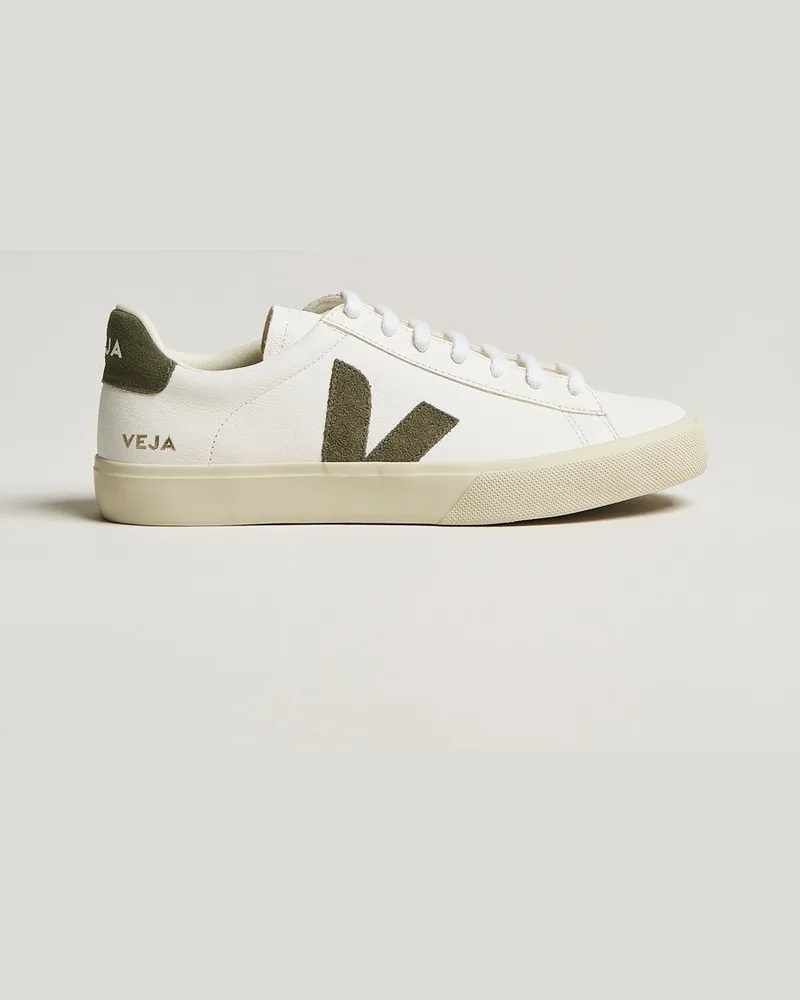 VEJA Campo Sneaker White/Khaki Weiß