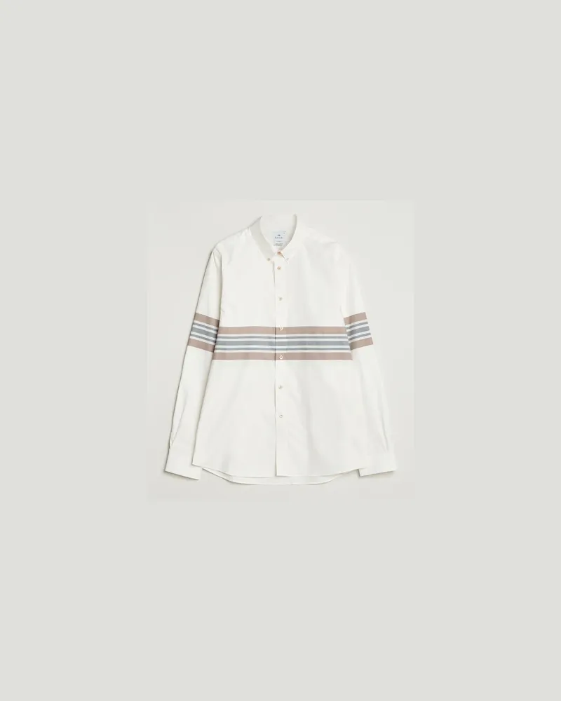 Paul Smith Cotton Button Down Shirt White Weiß