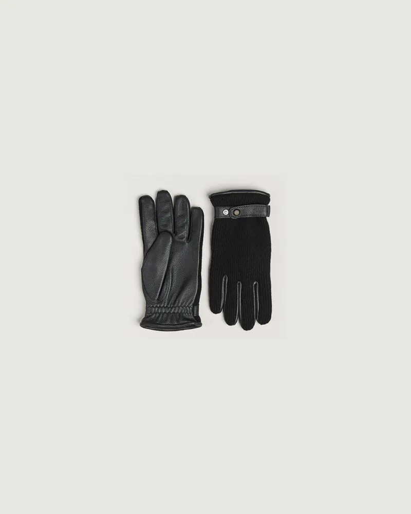 Hestra Hestra Christopher Cashmere/Elkskin Glove  Black Schwarz