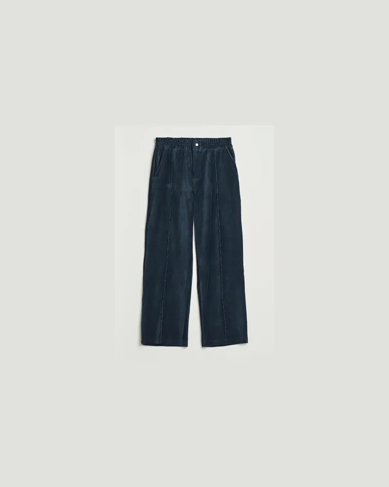 OAS Ander Corduroy Pants Black Blau