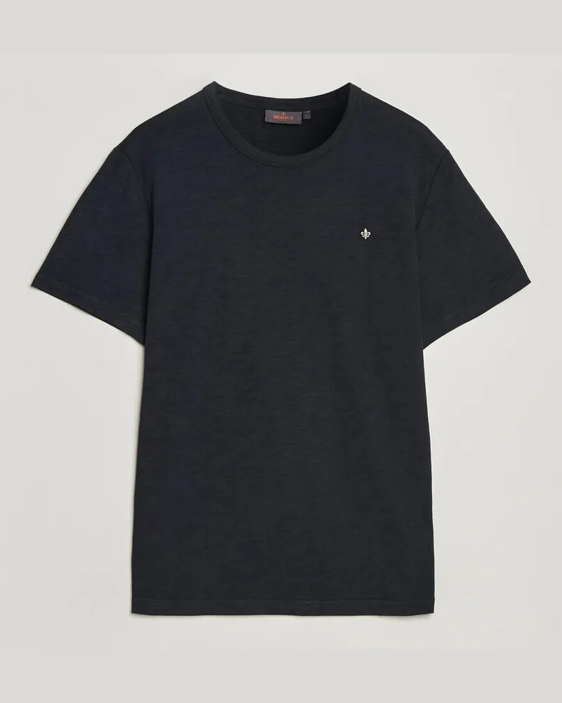 Morris Watson Slub T-Shirt Dark Blue Blau