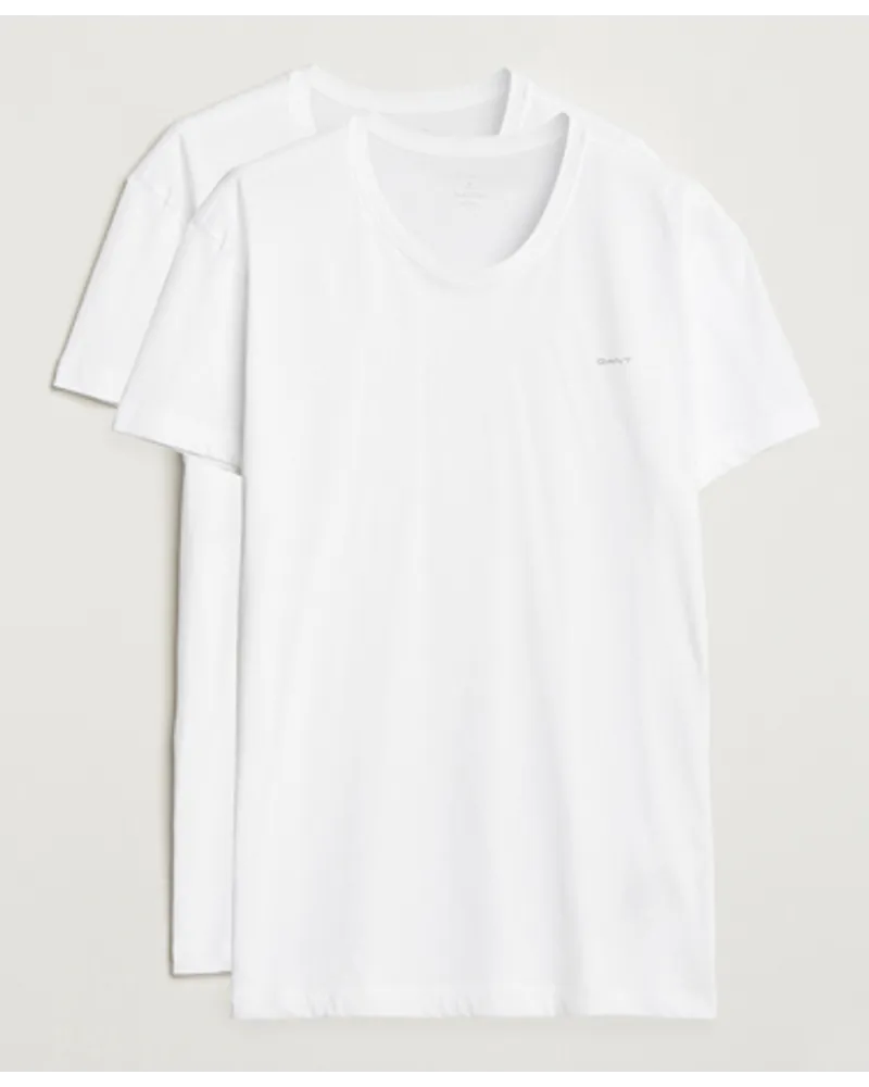 Gant 2-Pack Rundhals Tshirt White Weiß