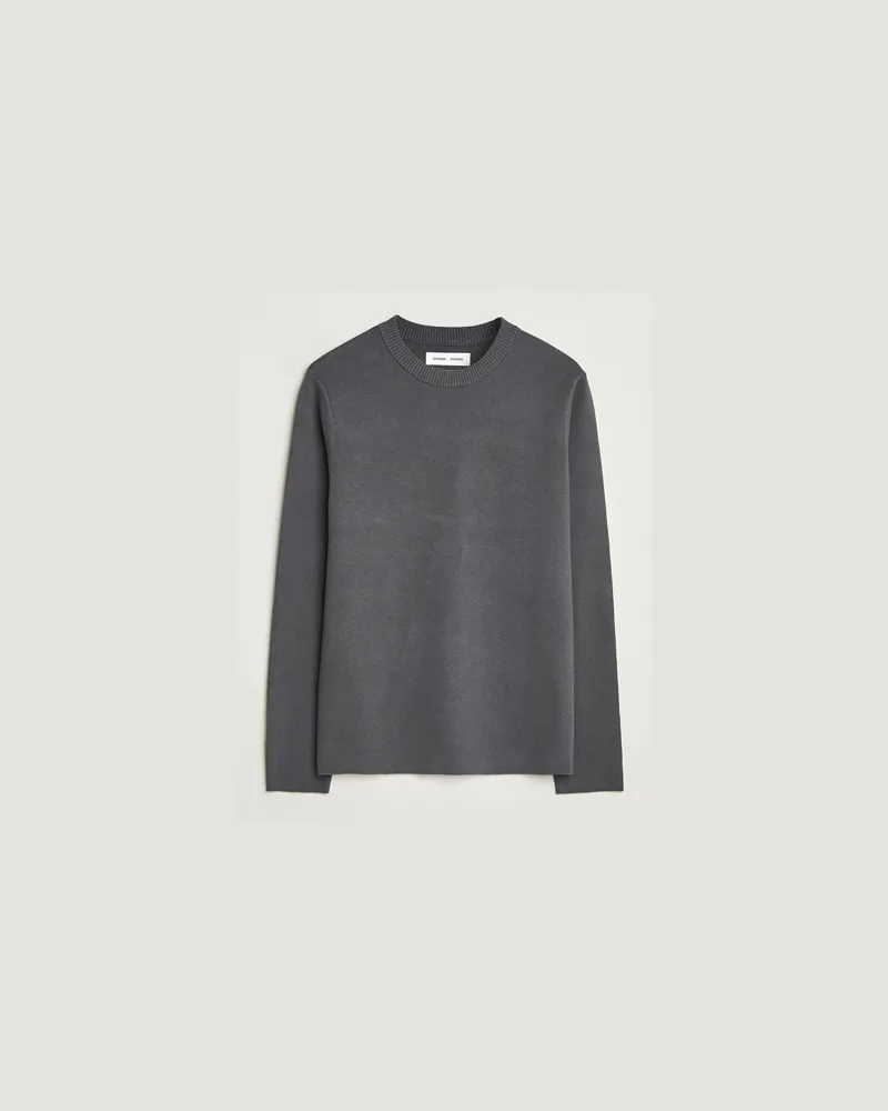 Samsøe & Samsøe Niklas Sweater Black Oyster Grau