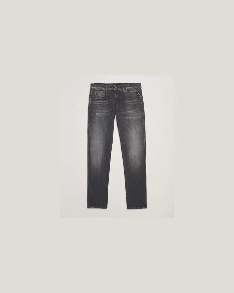 Replay Anbass 5 Years Wash Jeans Washed Black Schwarz
