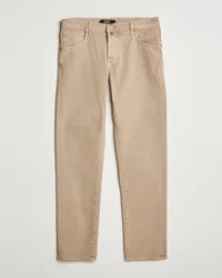 Incotex 5-Pocket Bull Denim Pants Beige