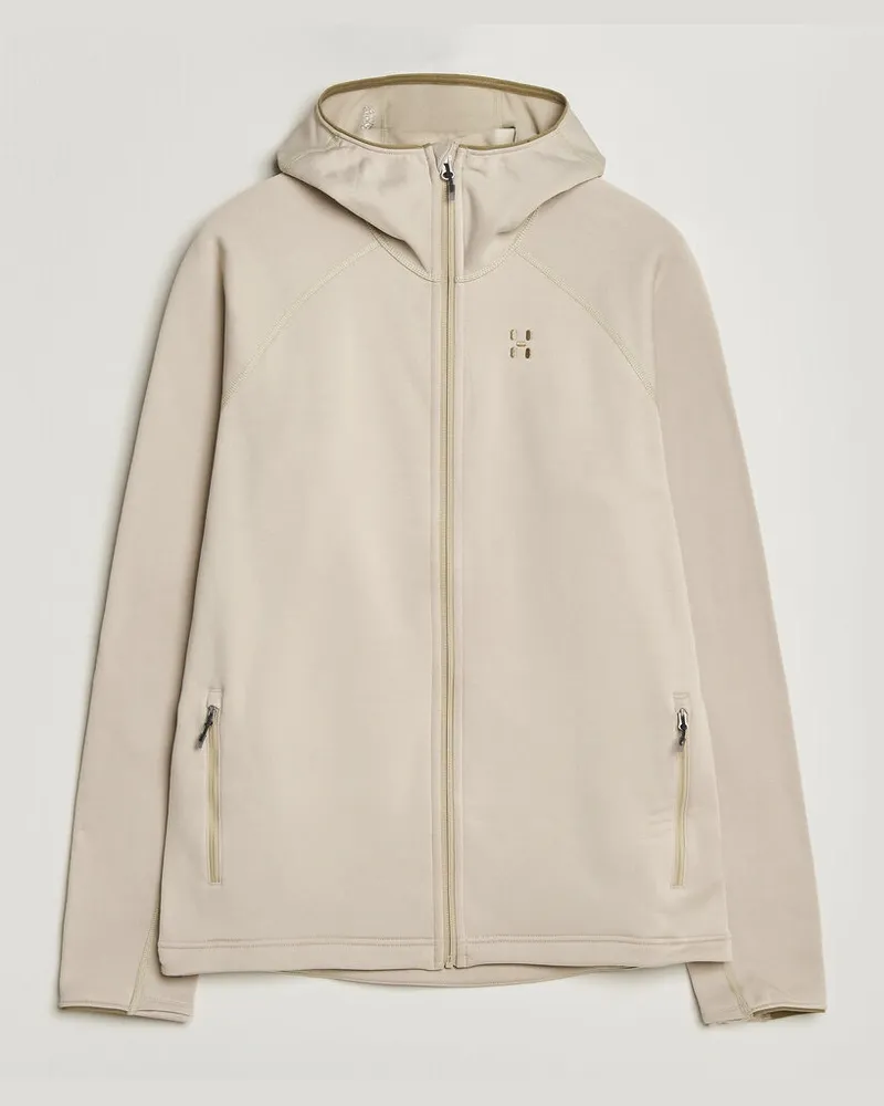 Haglöfs Magma Mid Fleece Hood Chalk Beige Beige