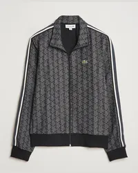 Lacoste Monogram Sweatjacke Black/Graphite Schwarz