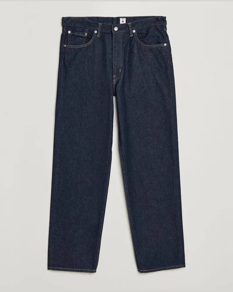 Edwin Jeans Loose Straight Jeans Blue Rinsed Blau