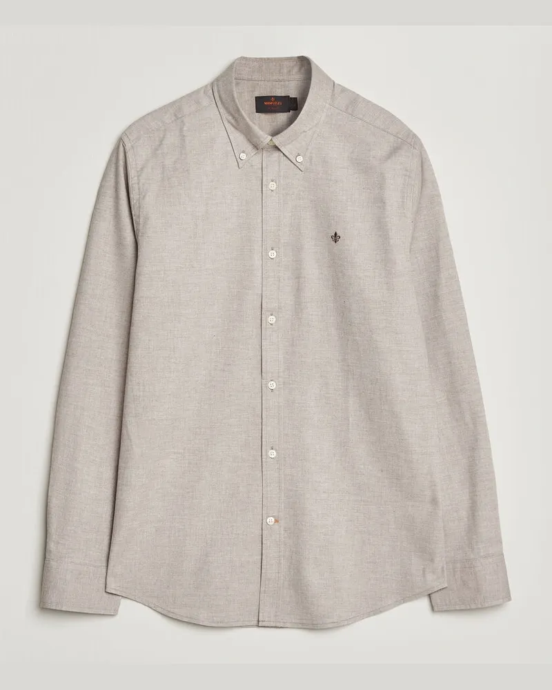 Morris Watts Flannel Shirt Khaki Beige