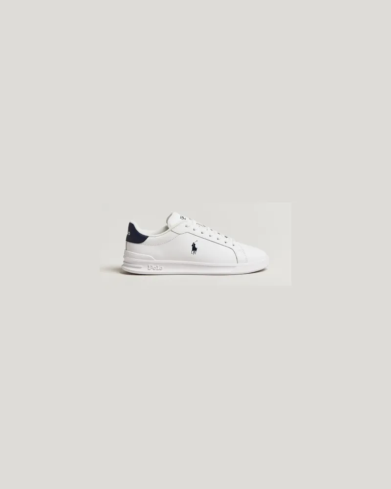 Ralph Lauren Heritage Court Sneakers White/Newport Navy Weiß