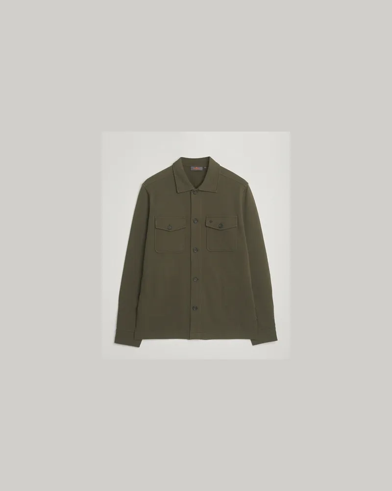 Morris Andrew Jersey Overshirt Brown Braun