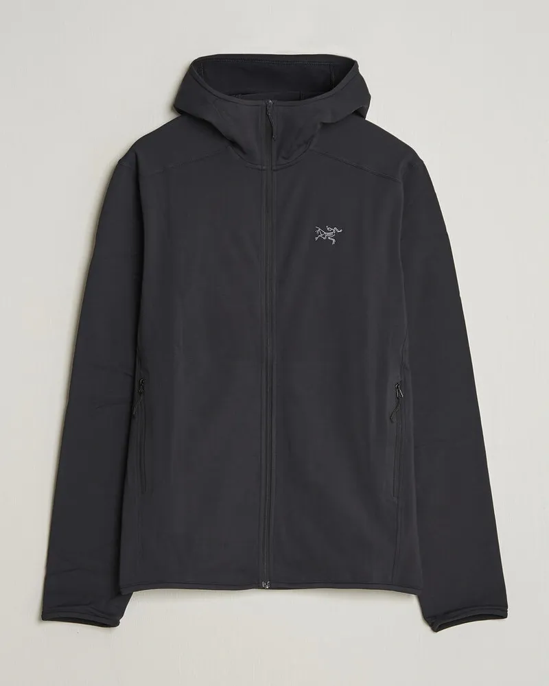 Arc'teryx Kyanite Lightweight Full Zip Hoodie Black Schwarz