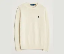 Cotton Crew Neck Sweater Andover Cream