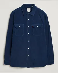 Levi's Jackson Corduroy Worker Shirt Enzo Vintage Indigo Blau