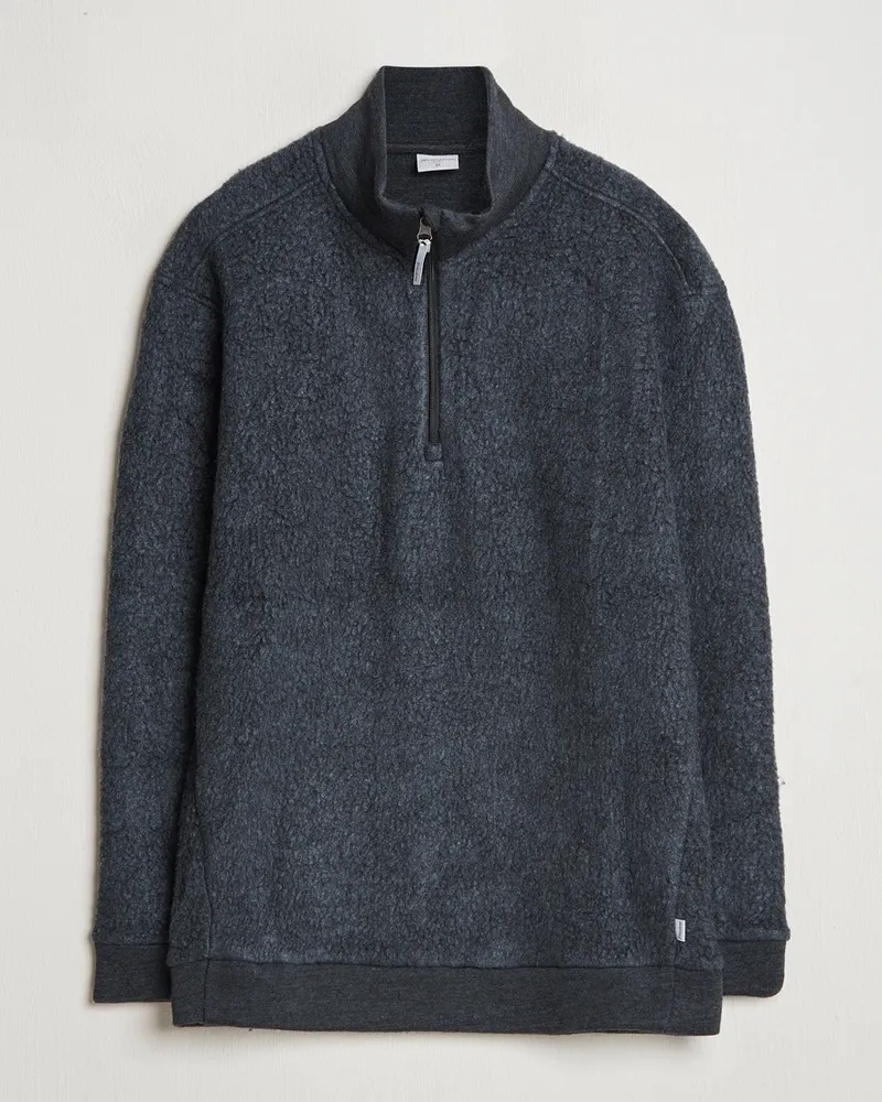 Houdini Alto Merino Half Zip True Black Schwarz