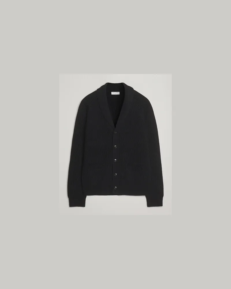 Tiger of Sweden Lester Heavy Wool Cardigan Black Schwarz