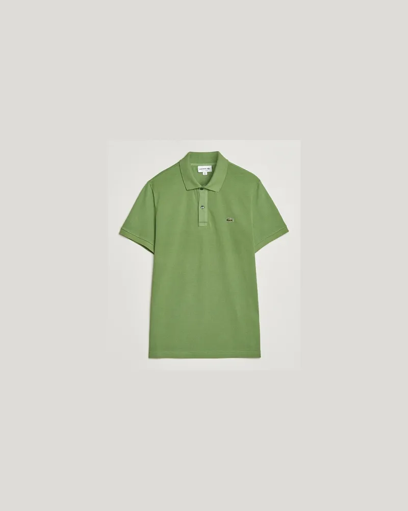 Lacoste Slim Fit Polo Piké Lettuce Grün