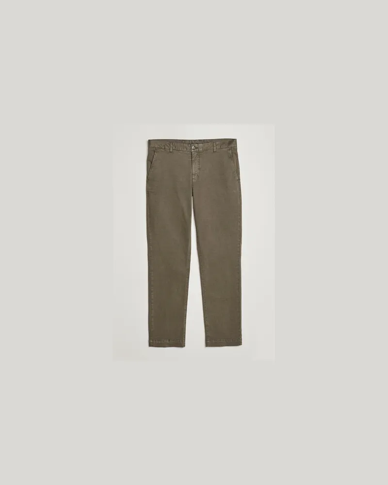 Morris Jeffrey Brushed Chinos Olive Grün