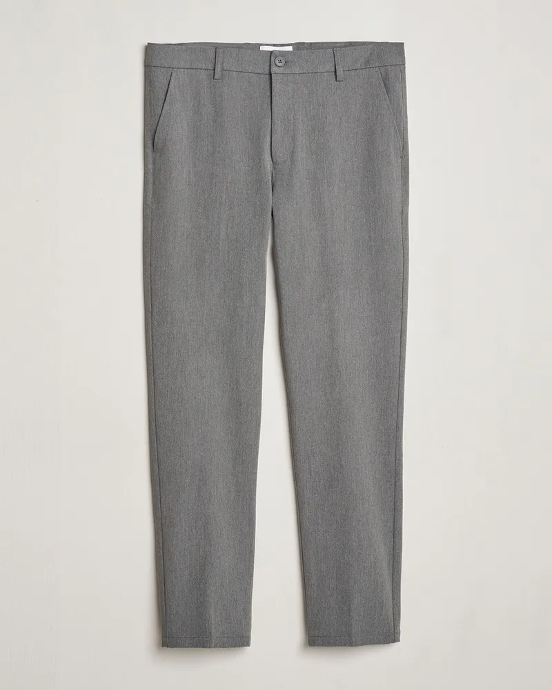 LES DEUX Como Reg Suit Pants Grey Melange Grau