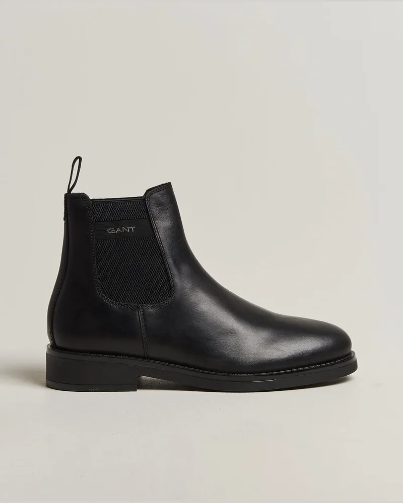 Gant Prepdale Leather Chelsea Boot Black Schwarz
