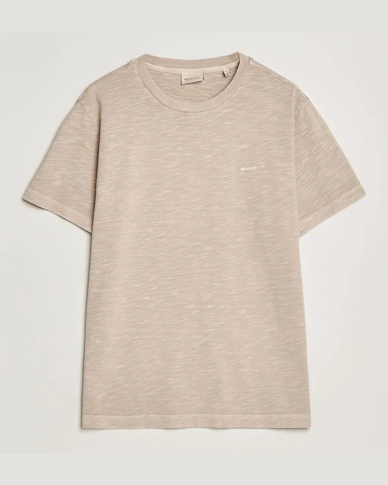 Gant Washed Slub T-Shirt Oat Beige Beige