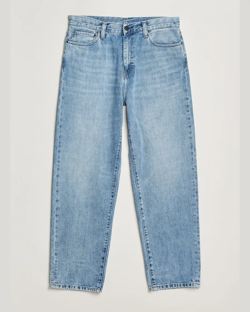 Carhartt WIP Aaron Pant Smith Denim Burst Washed Blau