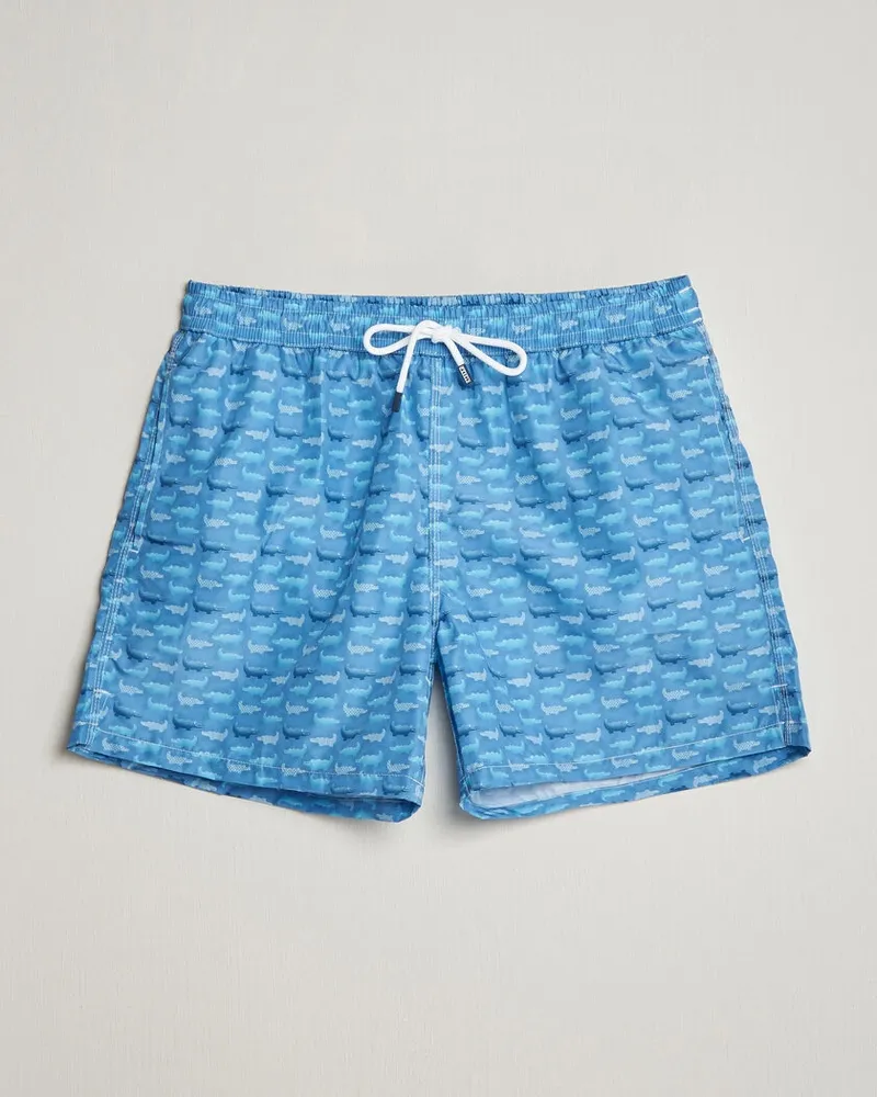 Fedeli Madeira Swim Trunk Blue Crocs Blau