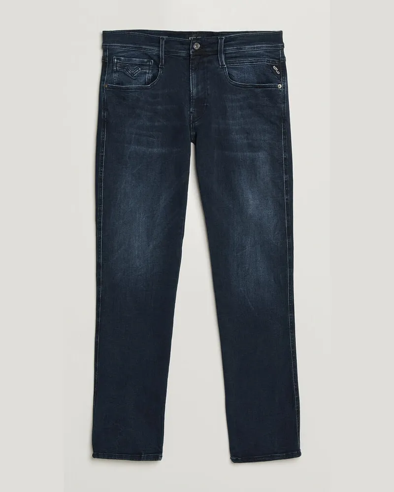 Replay Anbass Hyperflex Jeans Dark Blue Blau