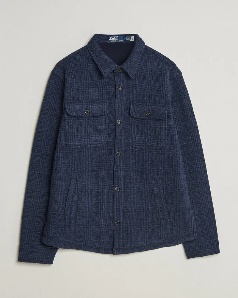 Ralph Lauren Hudson Brushed Shirt Navy Blau