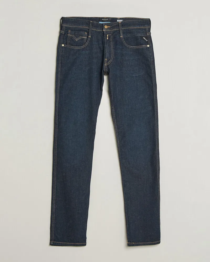 Replay Anbass Super Stretch DNA Jeans Dark Blue Blau