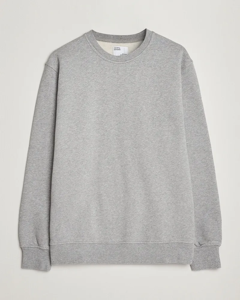 COLORFUL STANDARD Classic Organic Crew Neck Sweat Heather Grey Grau