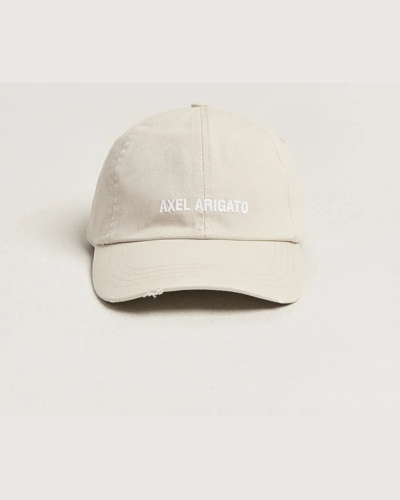 Axel Arigato AA Logo Cap Washed Beige Beige