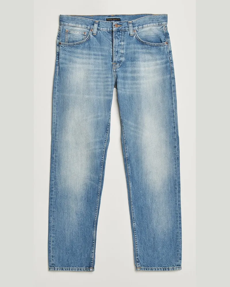 Nudie Jeans Steady Eddie II Jeans Washed Up Blau