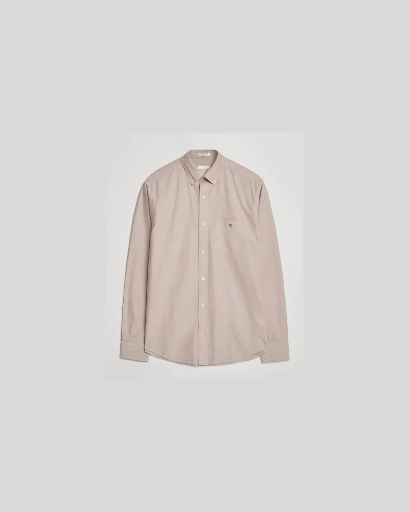 Gant Regluar Fit Classic Oxford Shirt Warm Khaki Beige