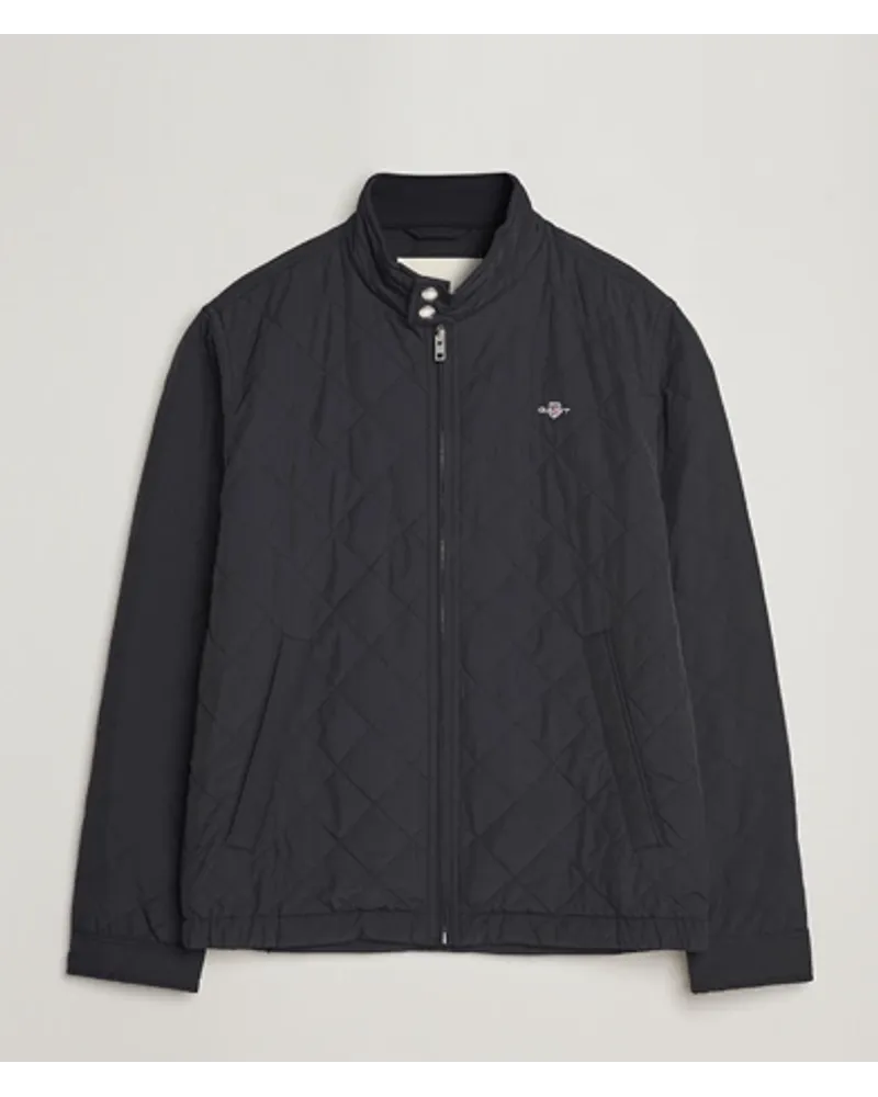 Gant The Quilted Windcheater Black Schwarz