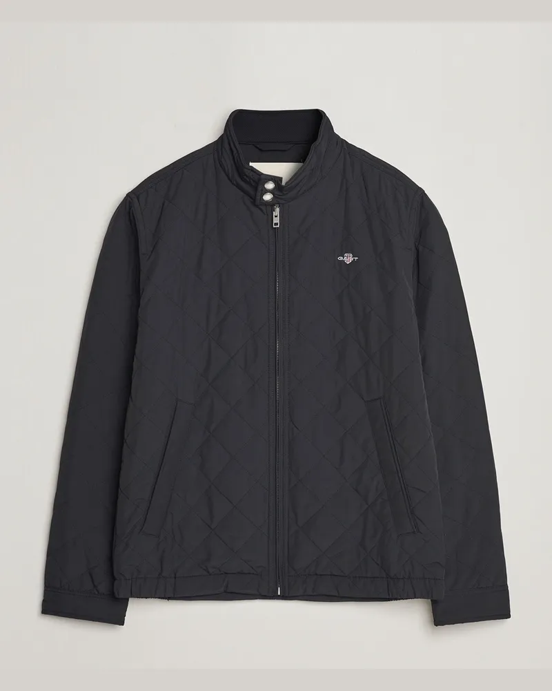 Gant The Quilted Windcheater Black Schwarz