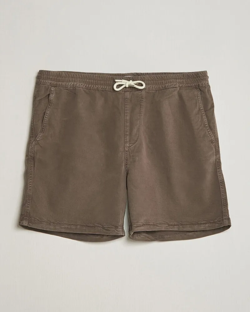 NN 07 Gregor Drawstring Shorts Mable Husk Grün