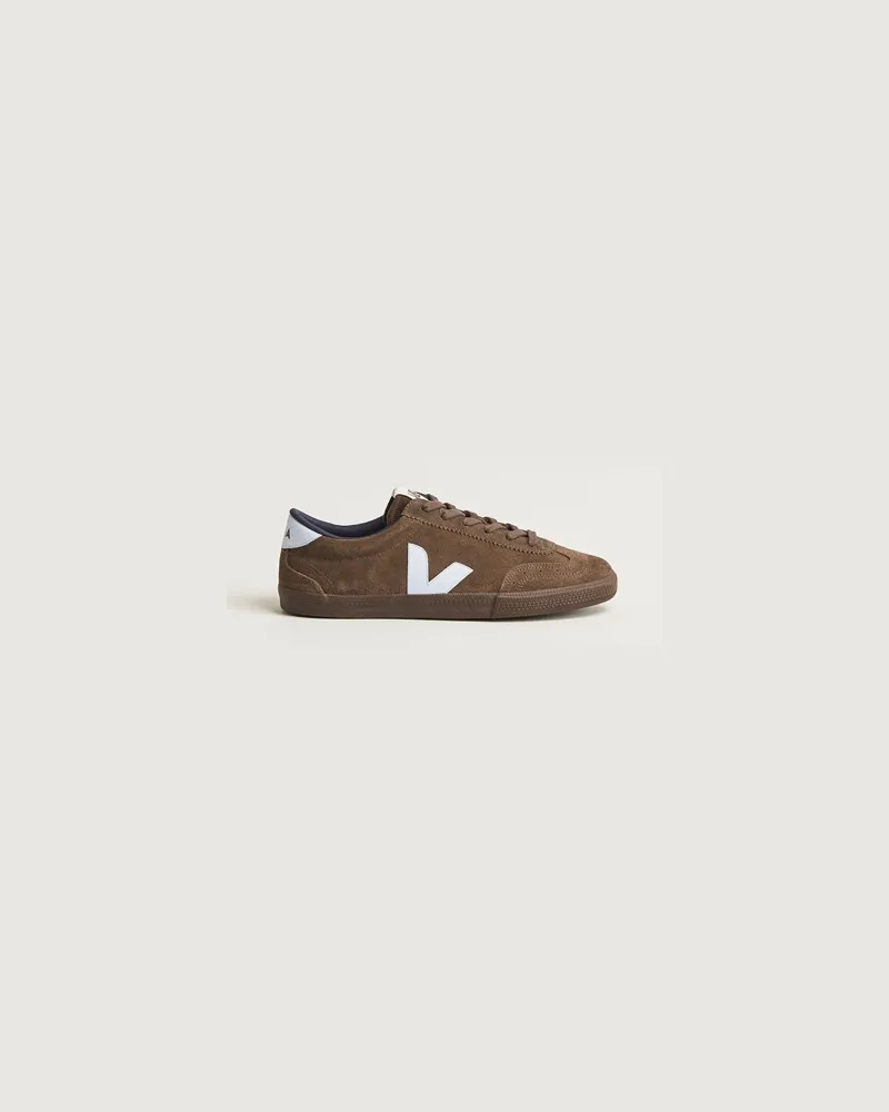 VEJA Volley Suede Sneaker Eagle/Swan Braun