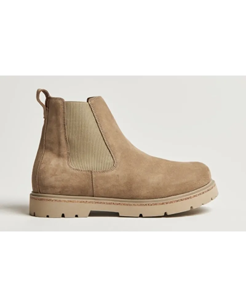 Birkenstock Highwood Chelsea Boot  Suede Beige