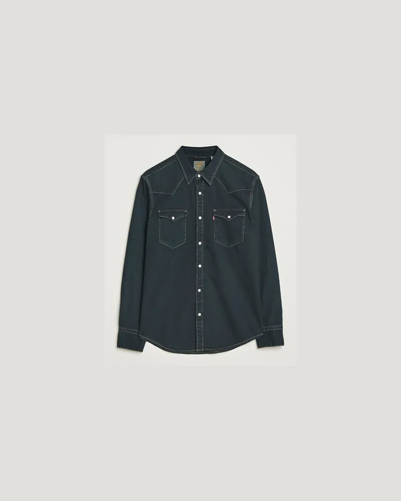 Levi's Levi Barstow Western Standard Shirt Washed Black Schwarz