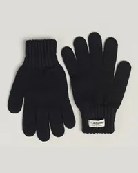 Le Bonnet Merino Woll Gloves Onyx Schwarz