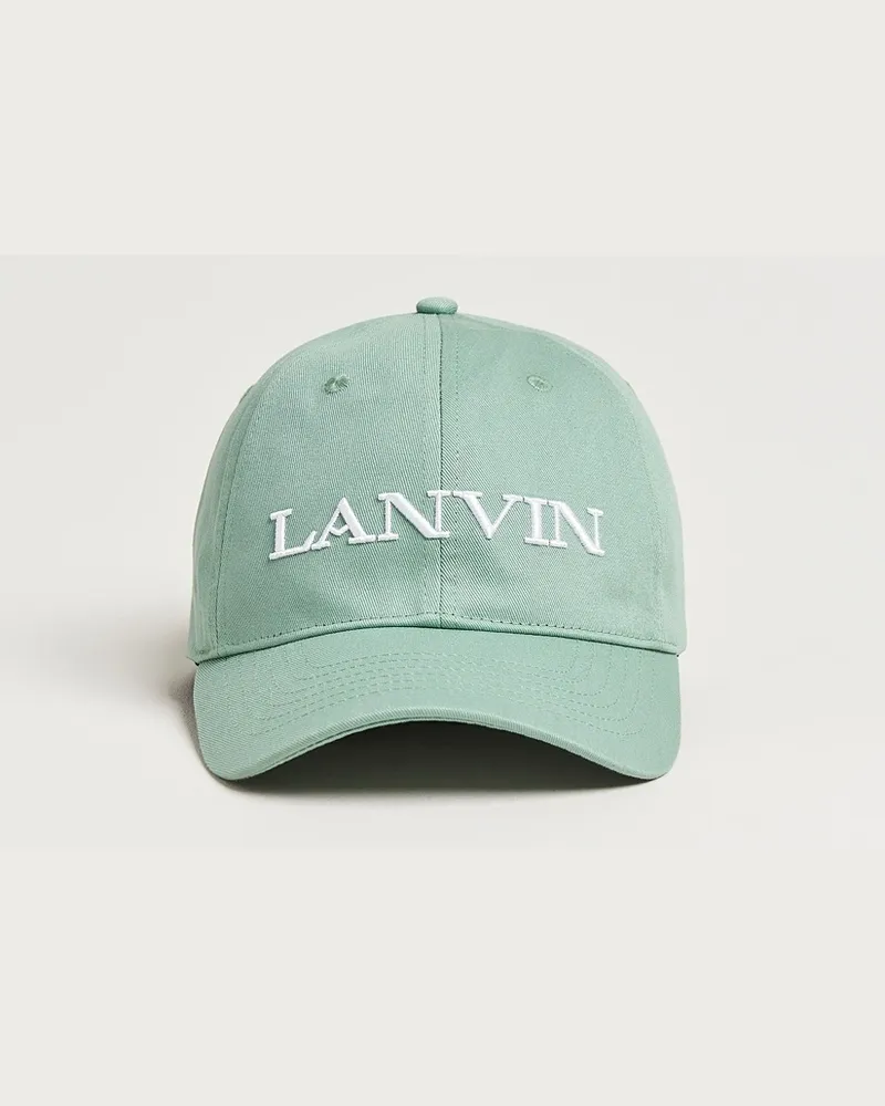 Lanvin Baseball Cap Sage Green Grün