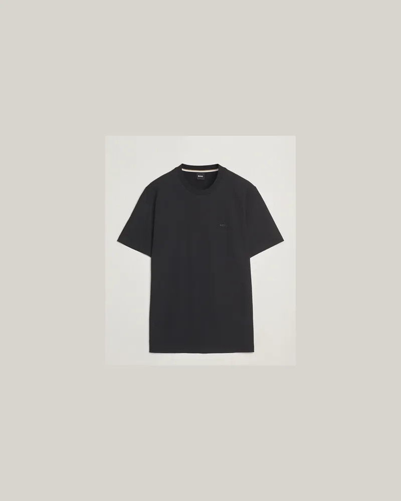 HUGO BOSS Thompson Crew Neck T-Shirt Black Schwarz